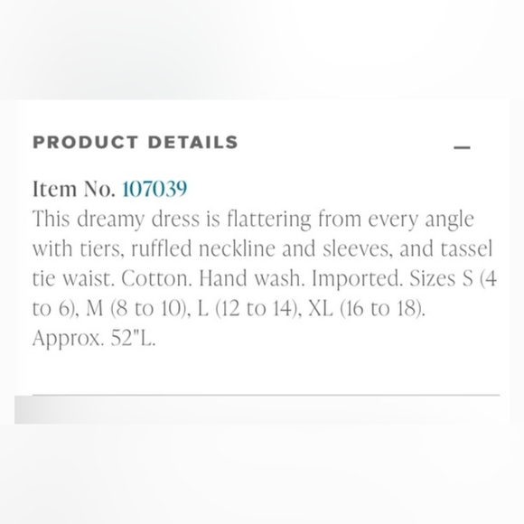 NWT Sundance Perry Walker Cotton Dress - Medium - Picture 6 of 6